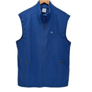 Guy Harvey Jacket Mens Large Full Zip Vest Embroidered Marlin + Pockets by AFTCO